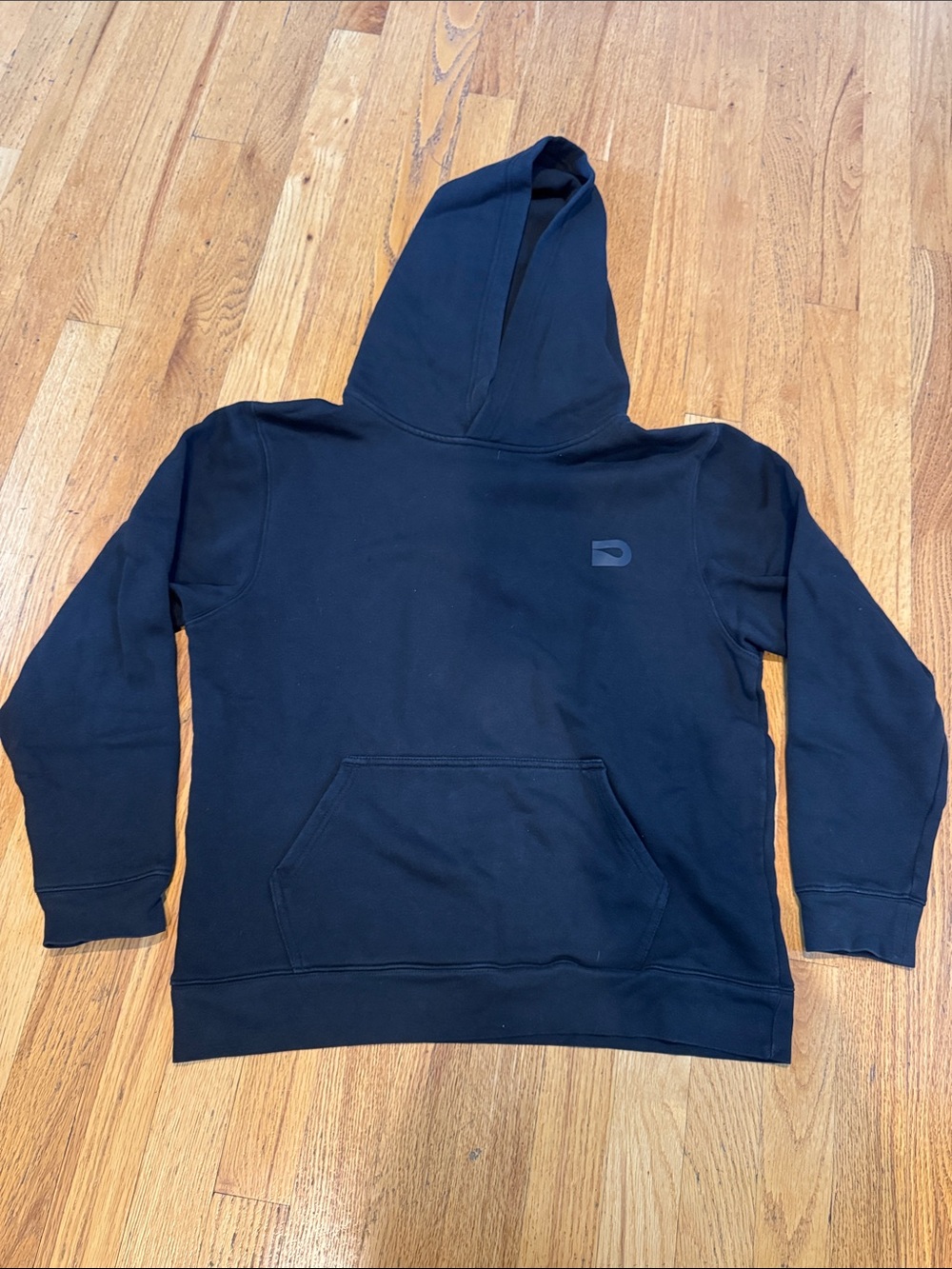 The Drip Shop Boy's Black Hooded Pullover Sweatshirt Size XL